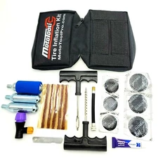 Tire Puncture Repair Inflation Inflation Tool Kit Motorcycle ATV UTV Dirt Bike 