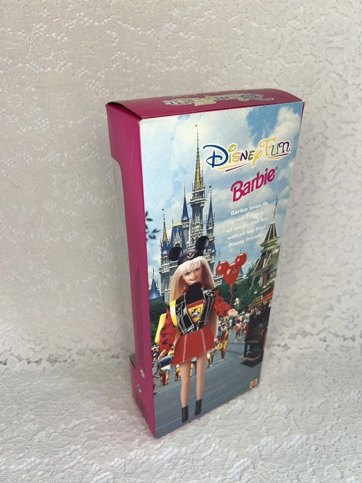 Muñeca de colección "Disney Fun Barbie" de Mattel - 1997 edición especial coleccionar nueva en caja Foto 4 de 4