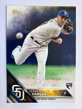 Cesar Vargas - 2016 TOPPS Baseball Card - US289 - San Diego Padres