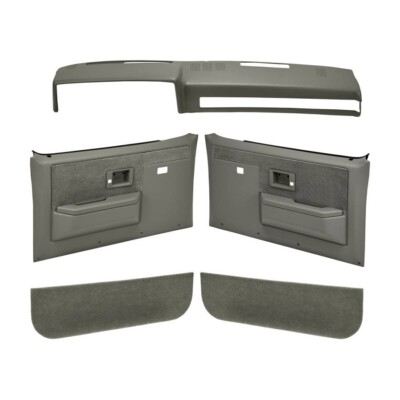 Coverlay Taupe Gray Door Panel Dash Cover Kit 18-601CW For 81-91 Chevy GMC Truck