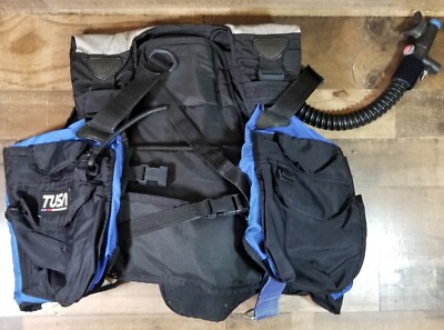 TUSA Tabata Scuba Diving Vest Blue Black Gray 