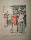 STEINLEN 019 Estampe 1901 Série BALS et BASTRINGUES - Mes bichettes etc...