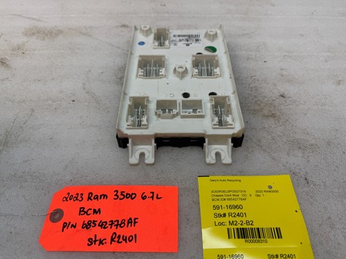 23 DODGE RAM 2500 3500 6.7 BCM BODY CONTROL MODULE 68542778AF - Bild 5 von 7