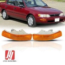 Parksignalside Marker For 1993-1997 Toyota Corolla Front Bumper Light Lamp Set