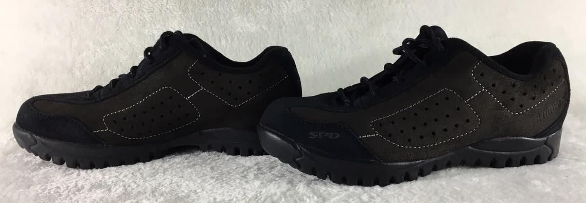 Shimano Mountain Biking Shoes SPD SH-MT21 Brown Black Suede 