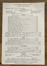 Rosemont Grill Menu 1976 Sacramento California Vntg Ephemera 7.5x11”