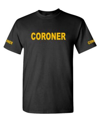 CORONER - Unisex Cotton T-Shirt Tee Shirt