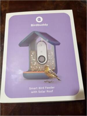 Bird Buddy Smart Bird Feeder With Camera Solar Roof New
