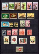 COLOMBIE POSTE AERIENNE Beau Lot de Timbres Anciens