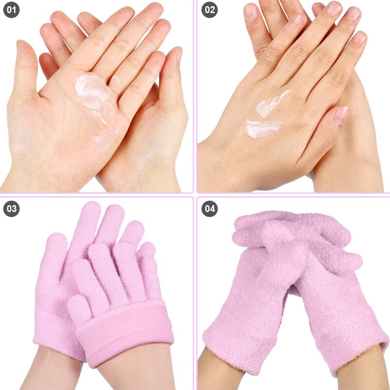 Moisturizing Gel Socks Gloves Set Hands Feet Skin Whitening Care Beauty