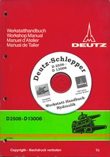 Werkstatt-Handbuch Deutz-Schlepper -06-Hydraulik - D 2506 - D 130 06 (1975)