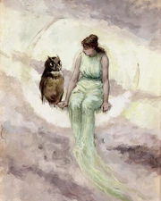 The Witch's Daughter Painting Reproduction Giclee Print on Fine Art Paper