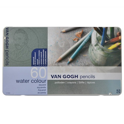 VAN GOGH Pencils Water Color 60 colors set Aquarelle Aquqrel Royal