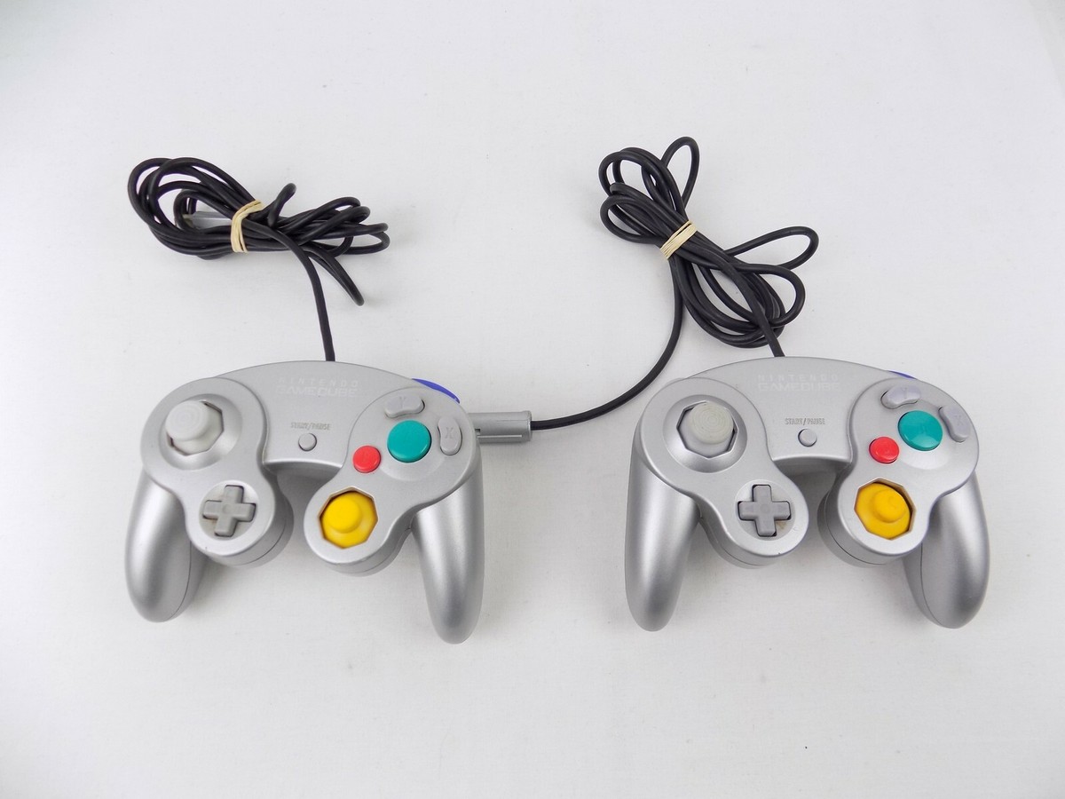 Nintendo GameCube コントローラー シルバー Genuine Nintendo GameCube Controller Silver Grey Official