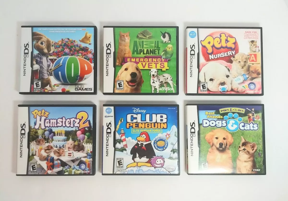 Nintendo DS Animal Pet Themed Games Lot of 6