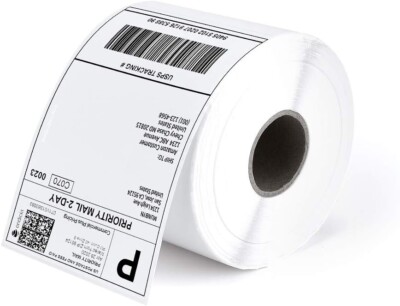 4x6 Inch Thermal Direct Shipping Labels, Pack of 500 - Commercial Grade