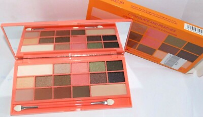 I heart MAKEUP London Chocolate and Peaches 16 shimmer and matte eyeshadow new
