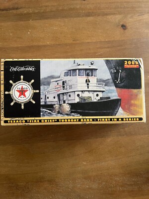 Ertl Texaco Fire Chief Tugboat Bank 1st In Series 2000 Millenium Edition NIB