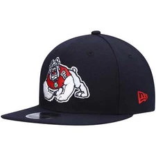 [70523725] MENS NEW ERA NCAA FRESNO STATE BULLDOGS 950 SNAPBACK - NAVY