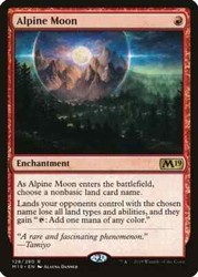 Alpine Moon (128/280) Core Set 2019 MTG Rare Enchantment