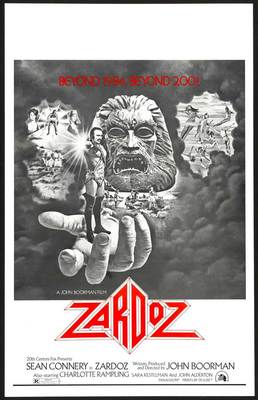ZARDOZ Movie POSTER 27x40 C Sean Connery Charlotte Rampling John