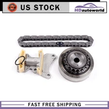 For VW Eos Jetta Passat 2.0L Camshaft Adjuster Unit Kit+Timing Chain+Tensioner