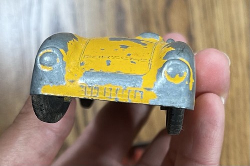 Vintage Porsche Toosietoy Metal Toy Cars Lot Red & Yellow - Picture 7 of 11