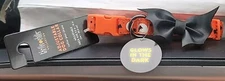 Thrills & Chills Glow In Dark Cat Collar 9.5"-14" Halloween Pumpkin Bowtie New