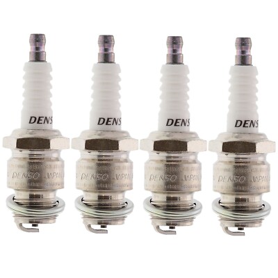 Denso Set of 4 Spark Plugs Standard Nickel U-Groove (Gap 0.028) (0.7mm)