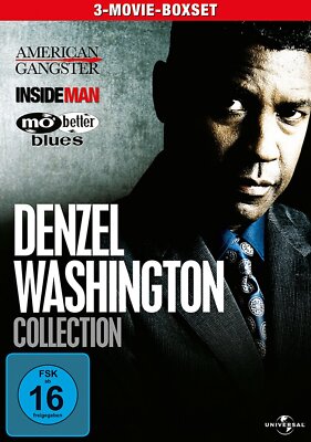 Denzel Washington Collection - (Inside Man, American Gangster) # 3-Movie-DVD-NEU