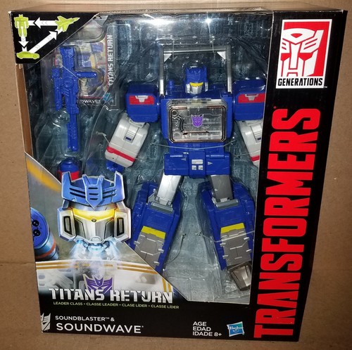 TRANSFORMERS Titans Return SOUNDWAVE LASERBEAK RAVAGE Combiner Wars BUZZSAW NEW! - Picture 8 of 15