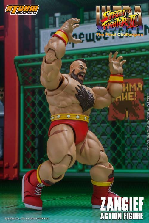 Street Fighter II Zangief 1/12 action figure Storm Collectibles U.S. seller