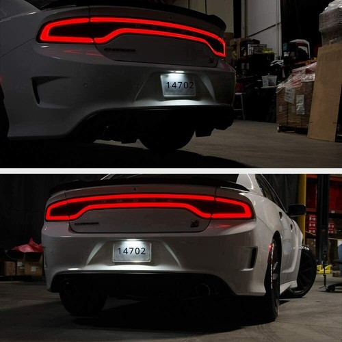A PAIR LED Number License Plate Lights Lamp Modul Fit BMW X5 E53 X3 E83 A White - Picture 8 of 9
