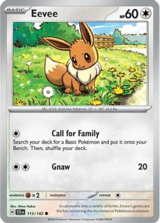 Eevee - 113/142 - Common - Near Mint