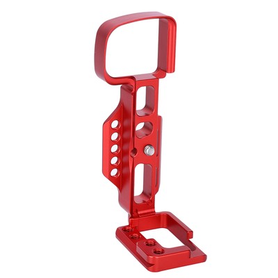 Red Matte Camera Quick Release L Bracket Plate Hand Grip Holder For A Hot