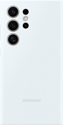 Original / Offizielle Samsung Galaxy S24 Ultra Silikon Hülle / Cover - Weiß - Neu