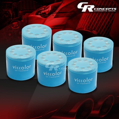 X6 VICCOLOR SQUASH SCENT CAR/TRUCK/OFFICE/BATHROOM JAPAN 80ML AIR FRESHENER CAN