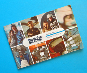 Antique Vintage Original 1970 Harley GE Servi Car Owners Manual Riders Hand Book