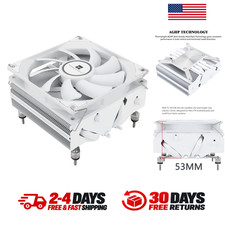 AXP90 X53 White Low Profile CPU Cooler For ITX Small Chassis Heat Dissipation