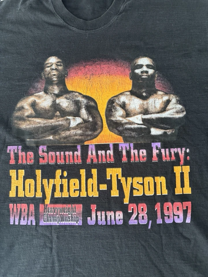 The Sound and the Fury: Holyfield vs. Tyson II T-Shirt Black XL - Image 3 of 3