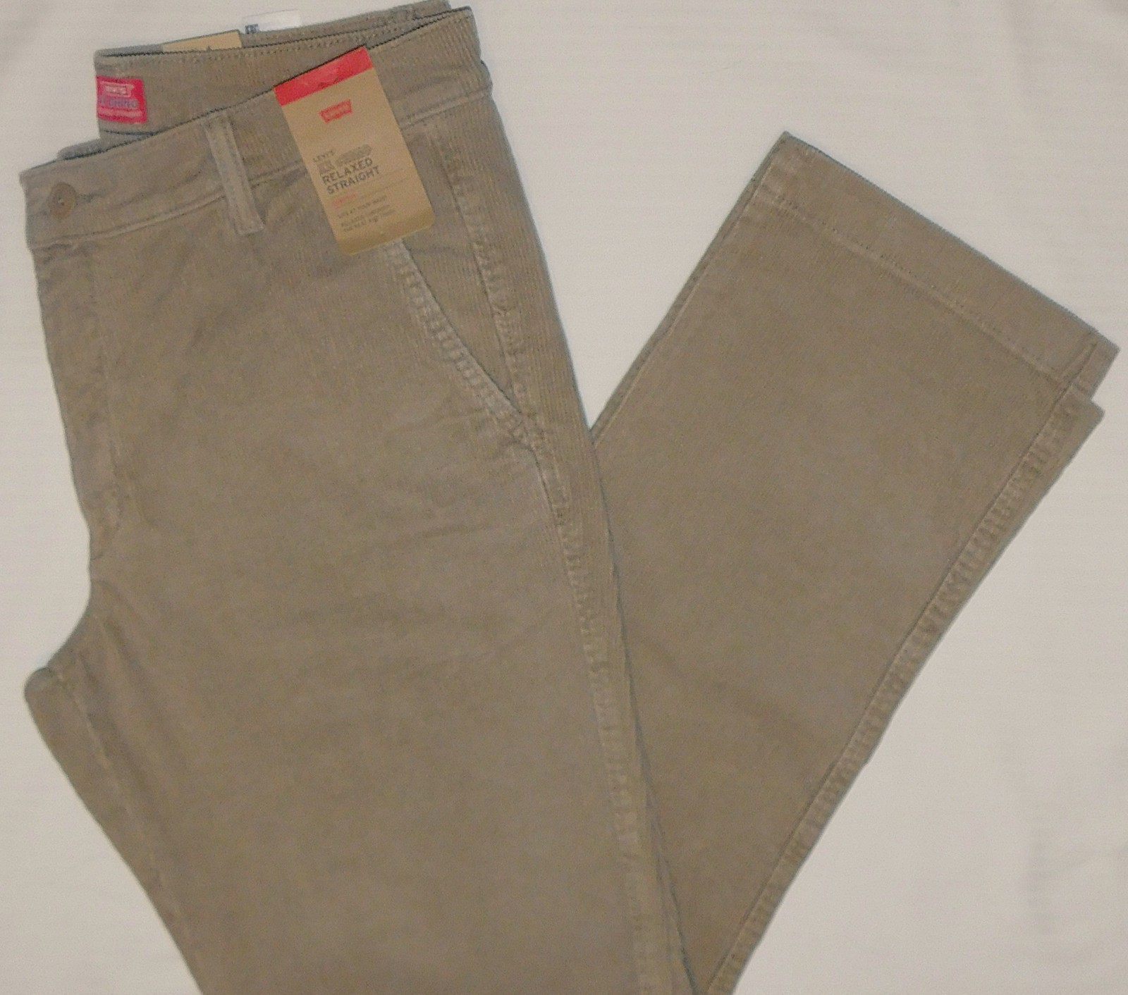Xx Chino Relax Straight Corduroy Pants Stretch Midrise Timbe