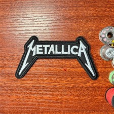 Metallica White Patch Heavy Metal Rock Band E...