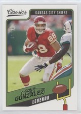 2021 Panini Classics Legends Red Back 10/99 Tony Gonzalez #136 HOF 7m3