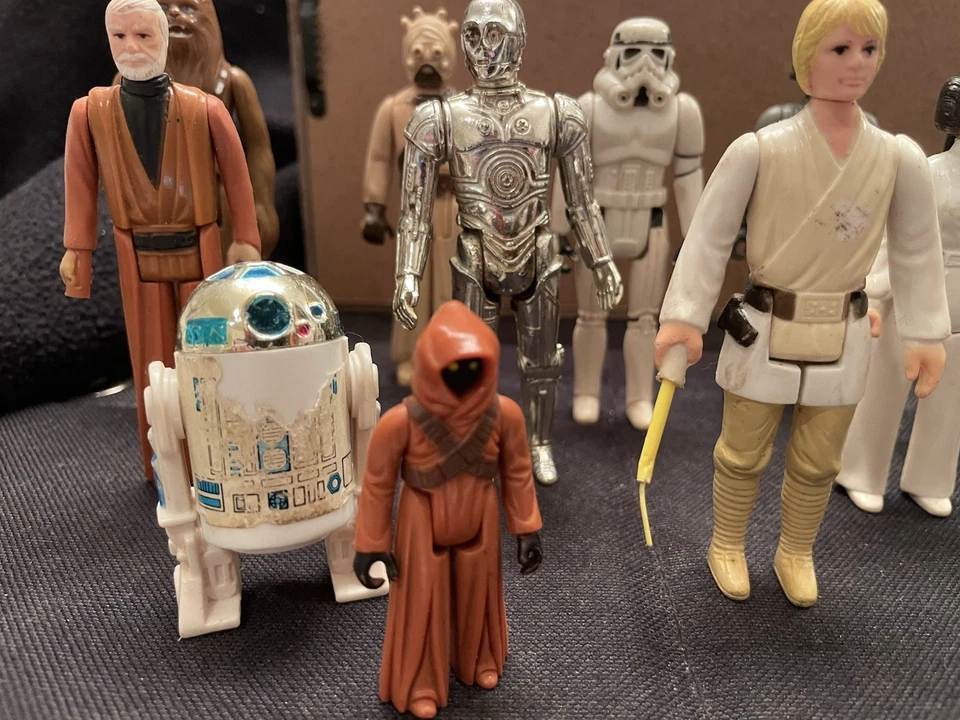 Star Wars Vintage 1977 First 12 Original Kenner Action Figure Lot Luke Leia READ - Image 3 of 4
