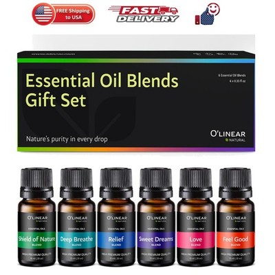 Essential Oils 6 Blends Set - Perfect for Humidifiers and Diffusers, Aromathe...