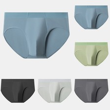 Breathable Cotton Briefs for Men Elastic Midrise Underwear Comfortable Fit