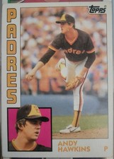 1984 Topps - Andy Hawkins #778 (RC)