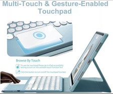 Wireless Bluetooth Keyboard Case Cover W/Touchpad For iPad Pro 11  
