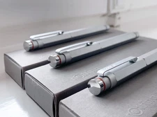 Rotring Newton Füllhalter Füller Silber Feder F/M