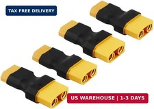FLY RC 4PCS XT60 to XT90 Adapter Male XT60 to Female XT90 Connector Adapter Wire